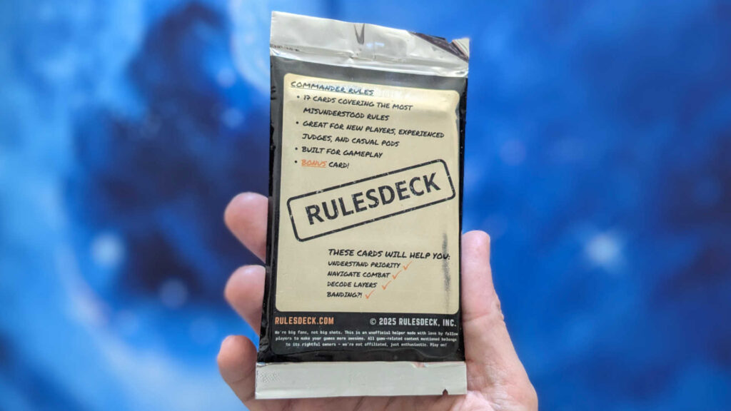 RulesDeck sealed pack