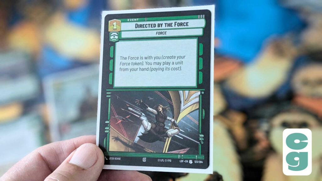 Directed by the Force card from Star Wars Unlimited