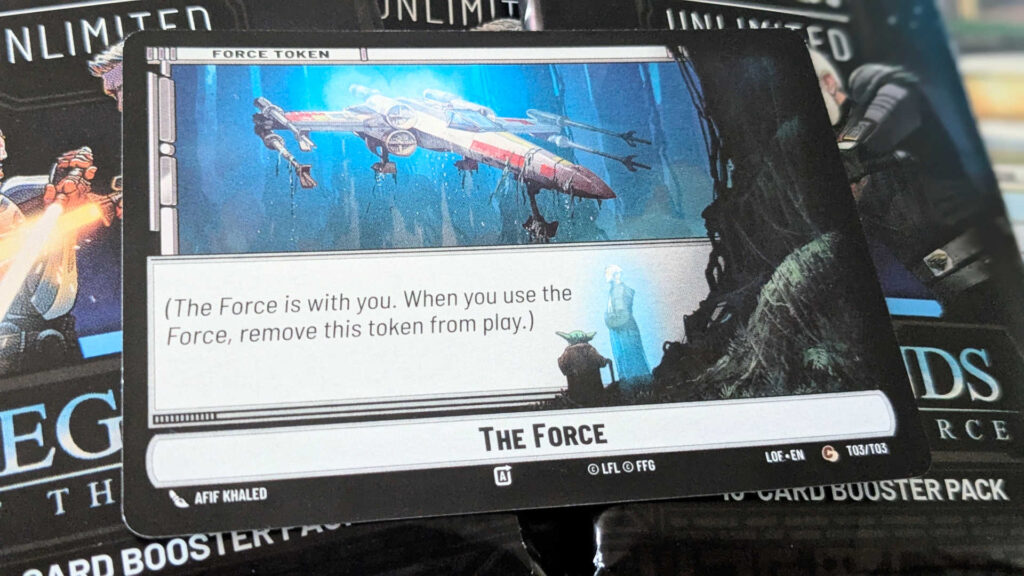 The Force Token from Star Wars Unlimited