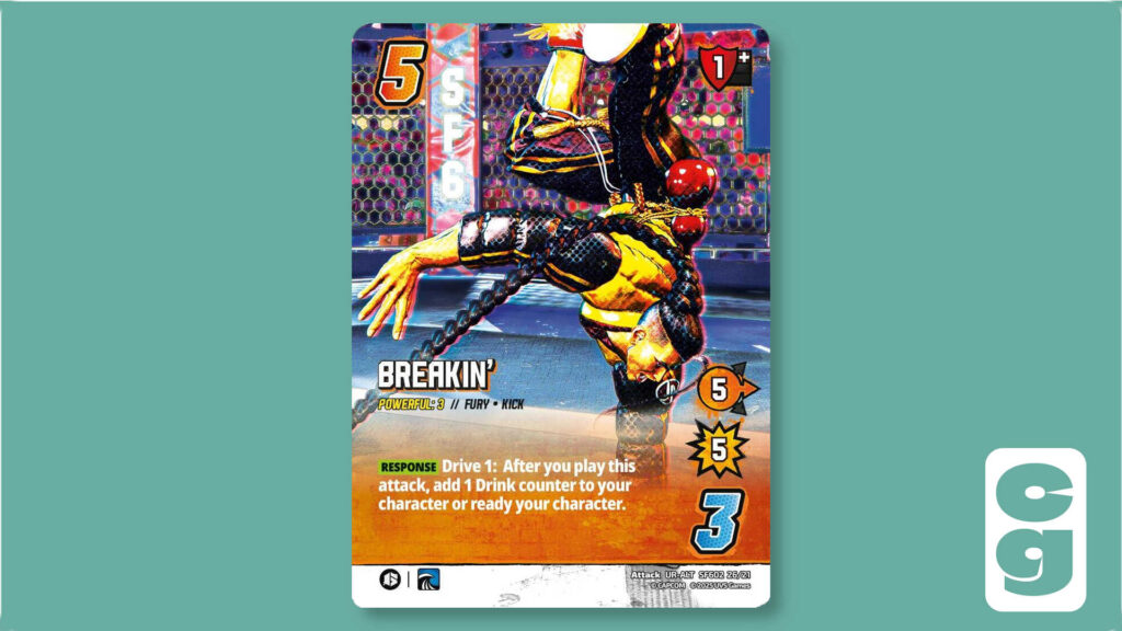 Breakin alt art UniVersus card