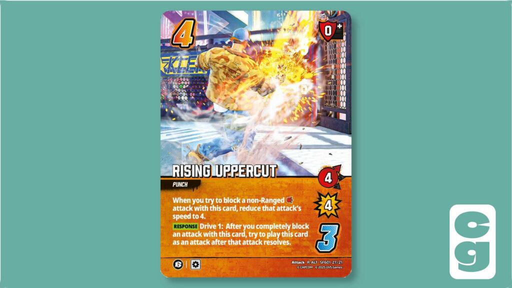Rising Uppercut alt art UniVersus card