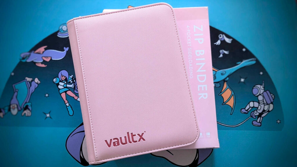 Vault X Pink 4-Pocket Zip Binder