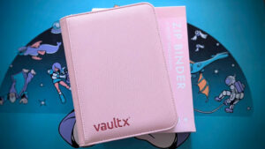 Vault X Pink 4-Pocket Zip Binder