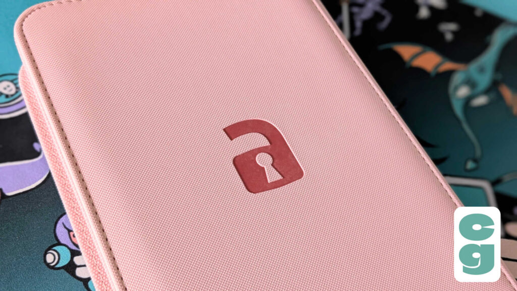 Vault X Exo-Tec Zip Binder 4 Pocket Pink - back