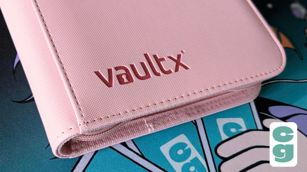 Vault X Exo-Tec Zip Binder 4 Pocket Pink - front