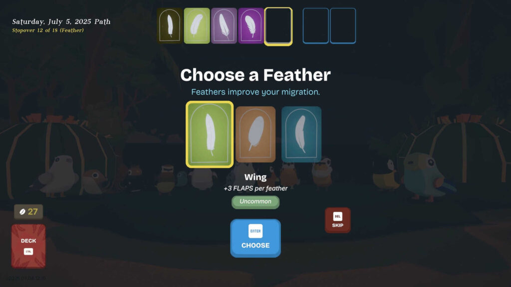 Feathers in Birdigo