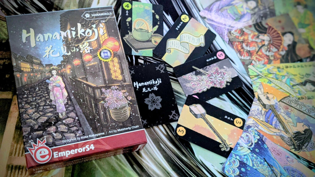 Hanamikoji game and cards
