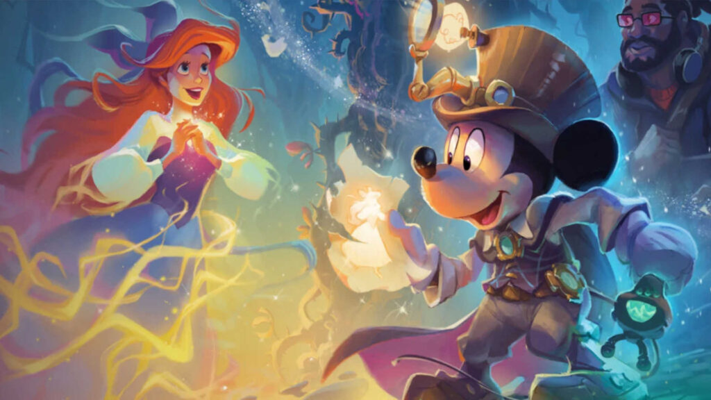 Disney Lorcana Whispers in the Well key art