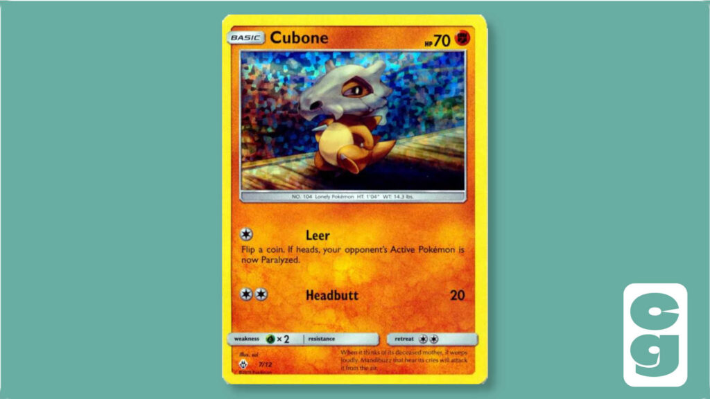 McDonald's Cubone promo card