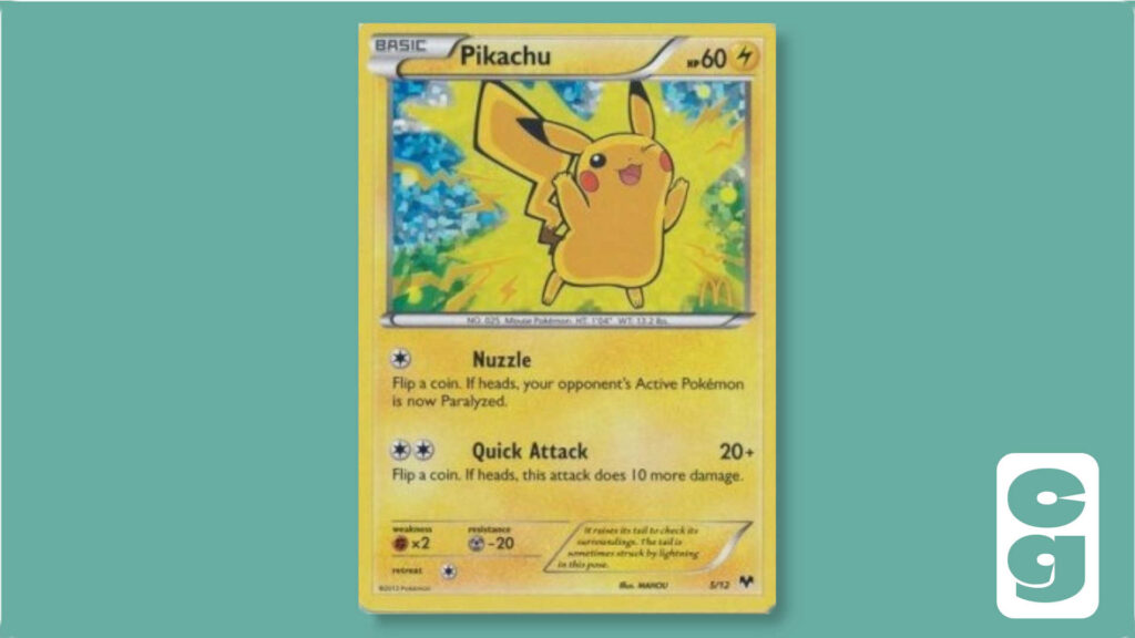 McDonald's Pikachu Promo Card 2014