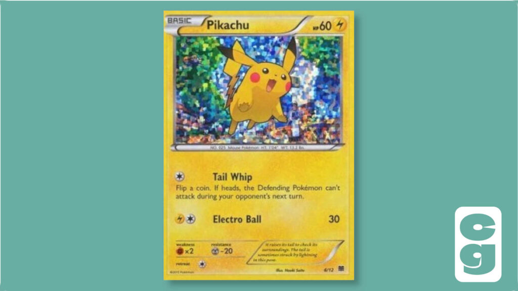 McDonald's Pikachu Promo Card 2015