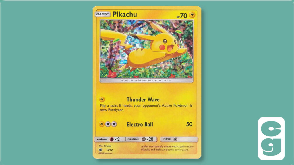 McDonald's 2017 Pikachu Promo card