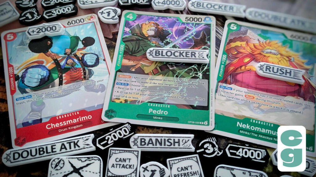 One Piece Custom Tokens on Cards