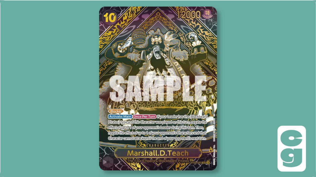 One Piece card Gold OP09-093