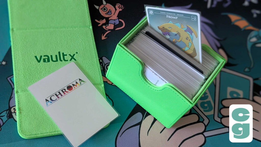 Vault X deck box full of cards