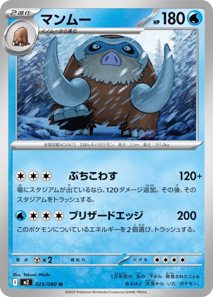 Inferno X Pokémon card M2 025