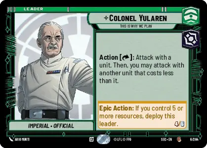 Star Wars Unlimited Secrets of Power Card 006a