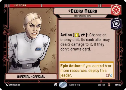 Star Wars Unlimited Secrets of Power Card 010a