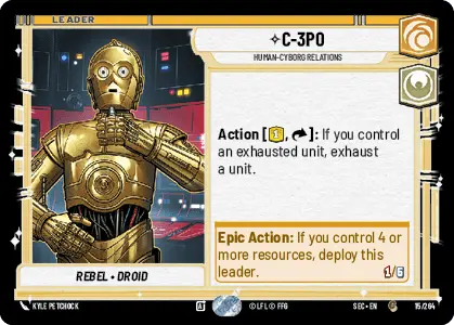 Star Wars Unlimited Secrets of Power Card 015a