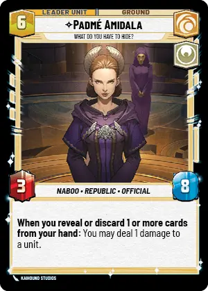 Star Wars Unlimited Secrets of Power Card 016b