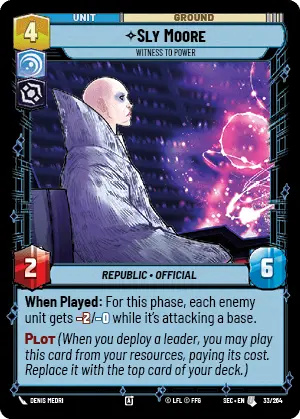 Star Wars Unlimited Secrets of Power Card 033