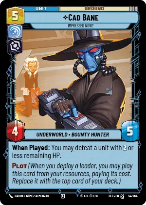 Star Wars Unlimited Secrets of Power Card 034