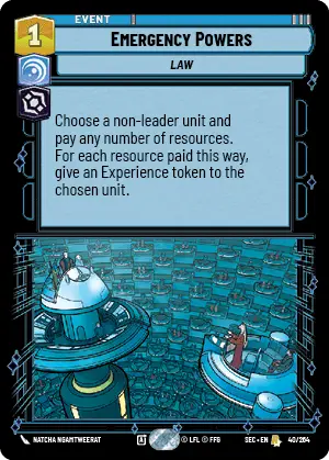 Star Wars Unlimited Secrets of Power Card 040