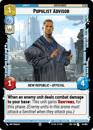 Star Wars Unlimited Secrets of Power Card 041