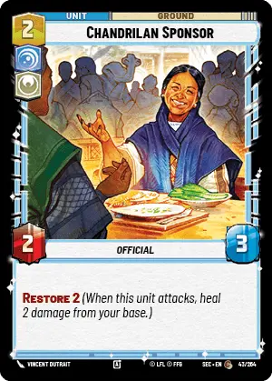 Star Wars Unlimited Secrets of Power Card 043