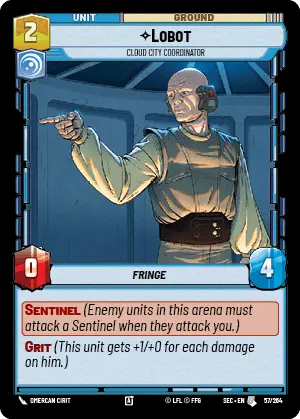 Star Wars Unlimited Secrets of Power Card 057