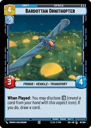 Star Wars Unlimited Secrets of Power Card 062