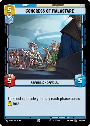 Star Wars Unlimited Secrets of Power Card 064