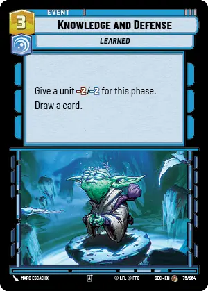 Star Wars Unlimited Secrets of Power Card 075