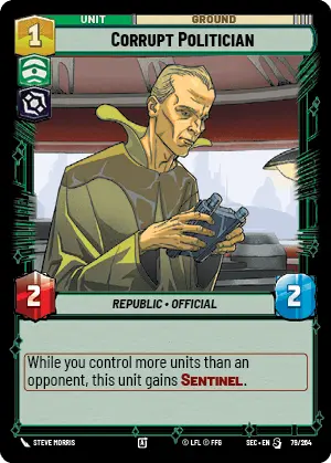 Star Wars Unlimited Secrets of Power Card 079