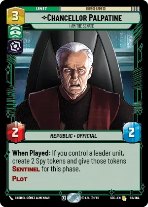 Star Wars Unlimited Secrets of Power Card 082