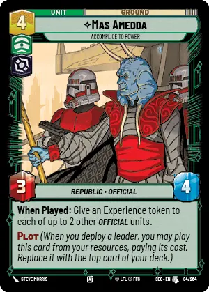 Star Wars Unlimited Secrets of Power Card 084