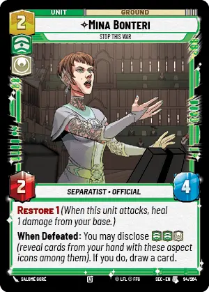 Star Wars Unlimited Secrets of Power Card 094