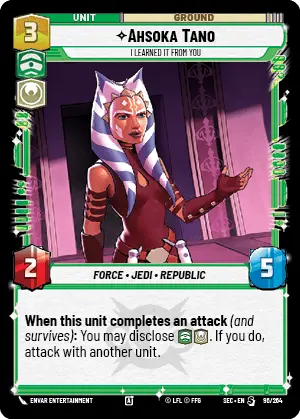 Star Wars Unlimited Secrets of Power Card 096