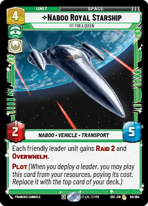 Star Wars Unlimited Secrets of Power Card 099