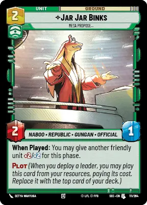 Star Wars Unlimited Secrets of Power Card 111