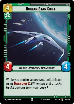 Star Wars Unlimited Secrets of Power Card 116