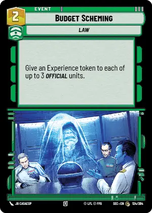 Star Wars Unlimited Secrets of Power Card 124