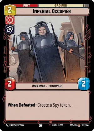 Star Wars Unlimited Secrets of Power Card 132