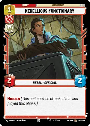 Star Wars Unlimited Secrets of Power Card 146