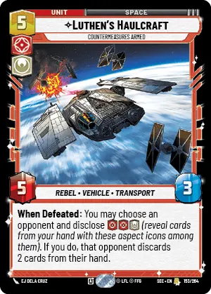 Star Wars Unlimited Secrets of Power Card 153