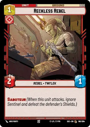 Star Wars Unlimited Secrets of Power Card 160