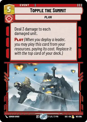 Star Wars Unlimited Secrets of Power Card 183