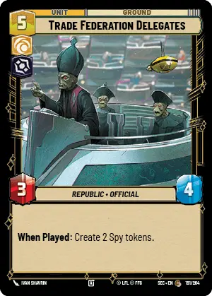Star Wars Unlimited Secrets of Power Card 191