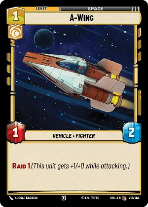 Star Wars Unlimited Secrets of Power Card 213
