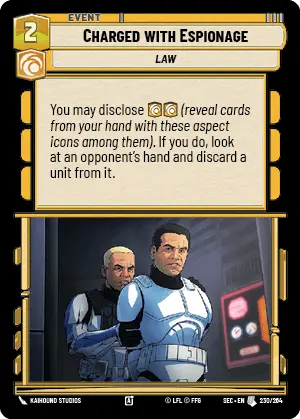 Star Wars Unlimited Secrets of Power Card 230